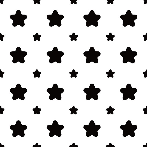 Star seamless pattern geometric shape design of abstract texture background illustration