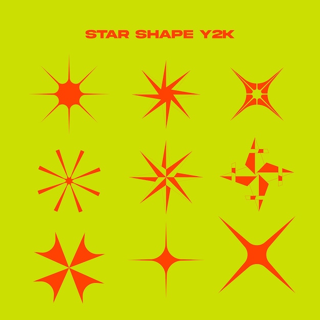 Star shape y2k