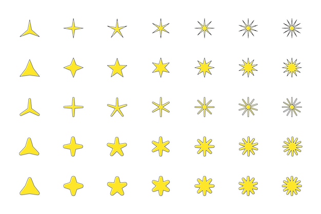 Star shapes-collectie