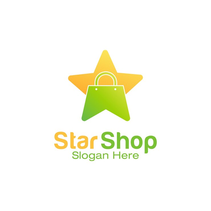Star Shop-logo ontwerpsjabloon