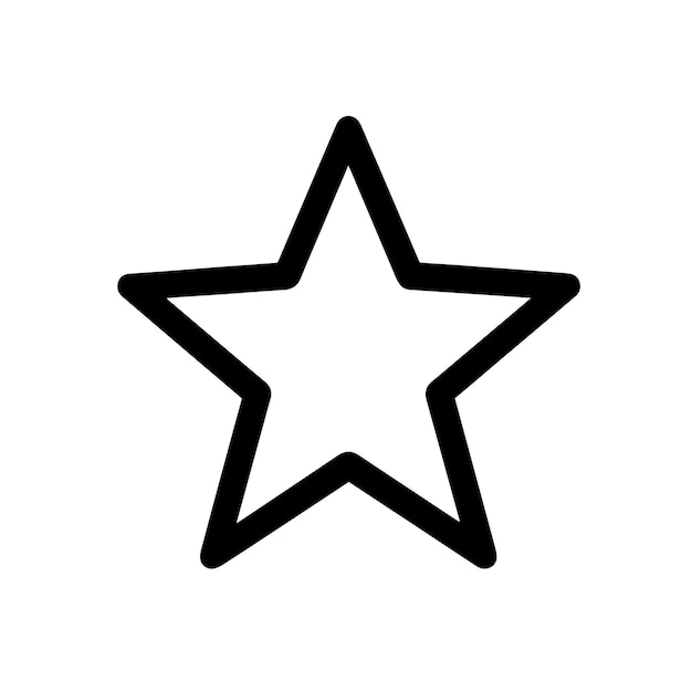 star silhouette vector illustration star silhouette icon and sign