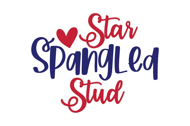 Star Spangled Stud svg