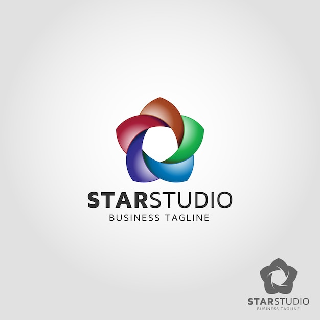 Star logo logo template