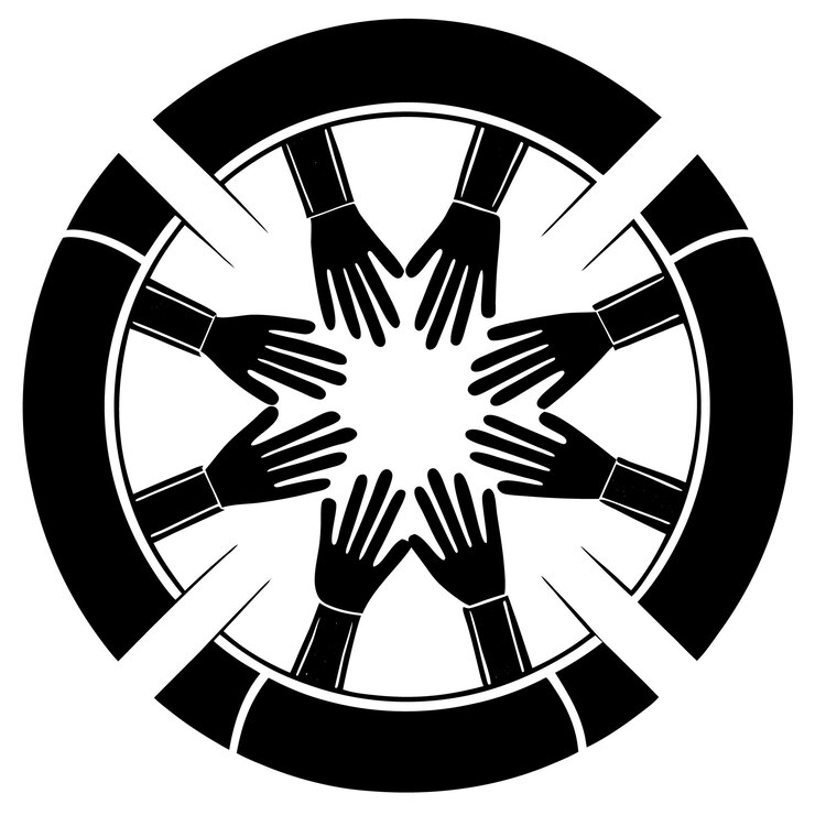 Vector a star that is on a circle