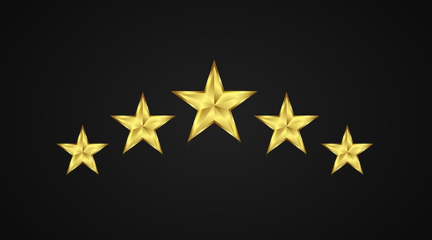 Vector star vector icons stars collection rating golden and black set of stars isolated