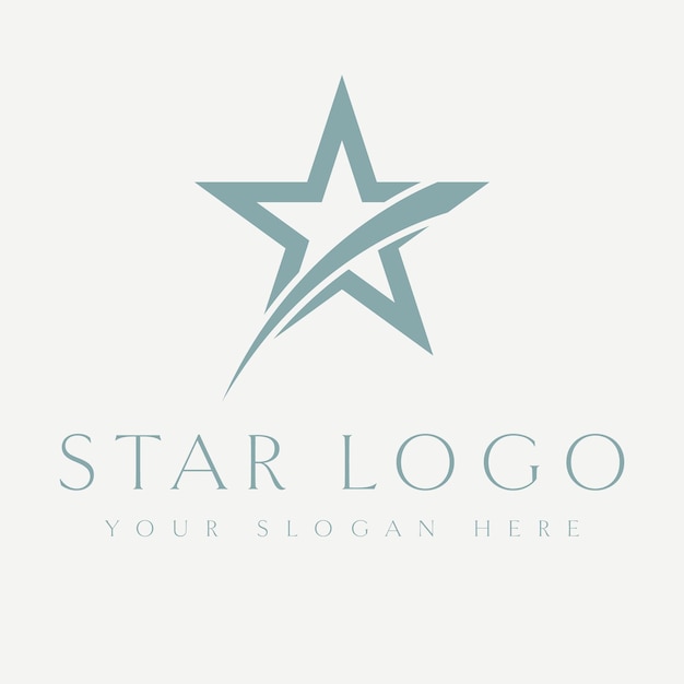 Дизайн векторного логотипа звезды Современный векторный дизайн иконок