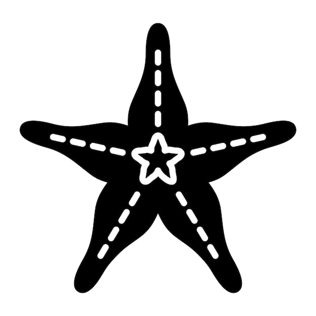 Vector starfish icon