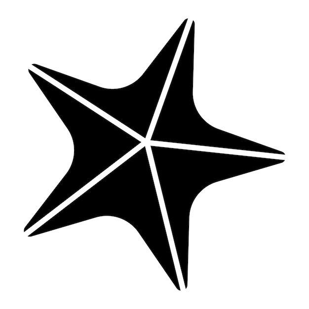 Starfish logo icon vector illustration template design