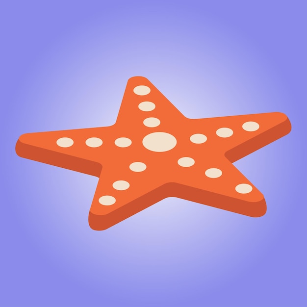 Starfish vector