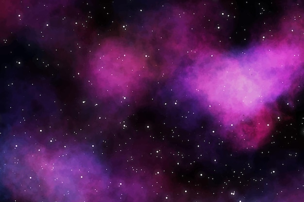 Vector starry galaxy space background