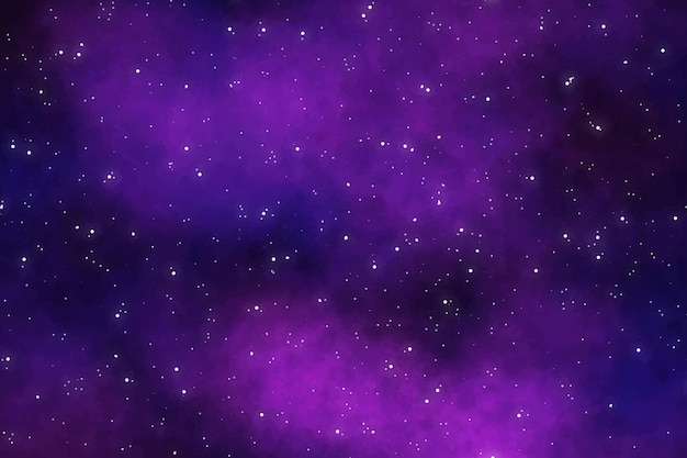 Vector starry galaxy space background