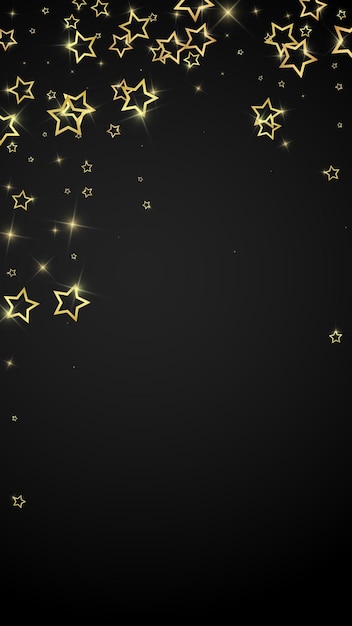 Vector starry night fairy tale background