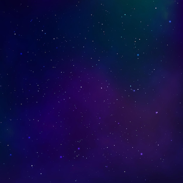 Starry night sky or universe nebula