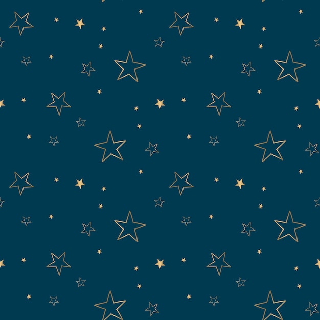 Starry seamless pattern