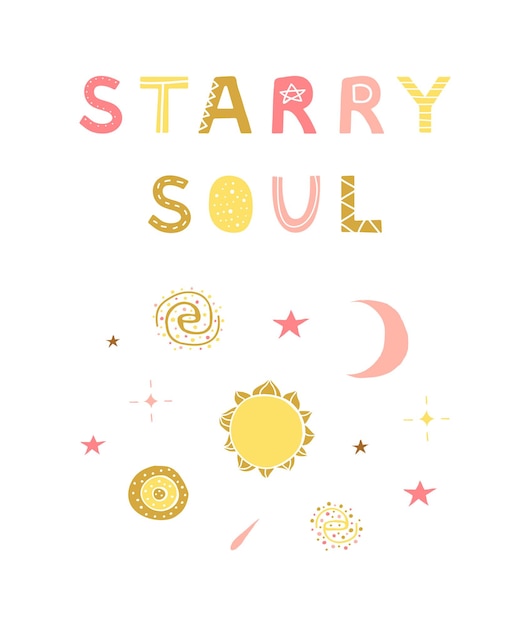 Starry soul poster