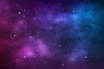 Premium Vector | Starry universe, space galaxy nebula, stars and ...