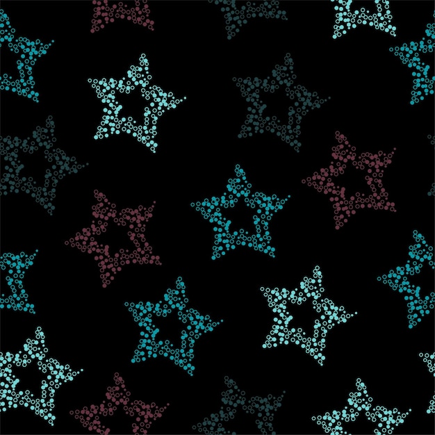 Stars background Seamless vector