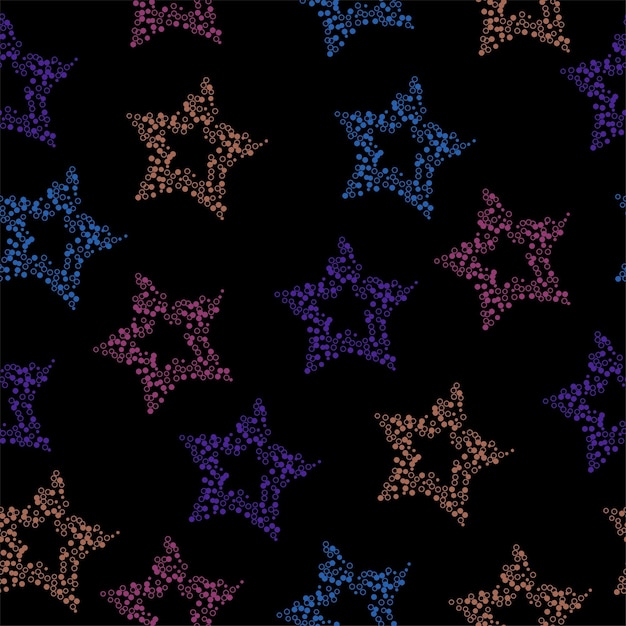 Stars background Seamless vector