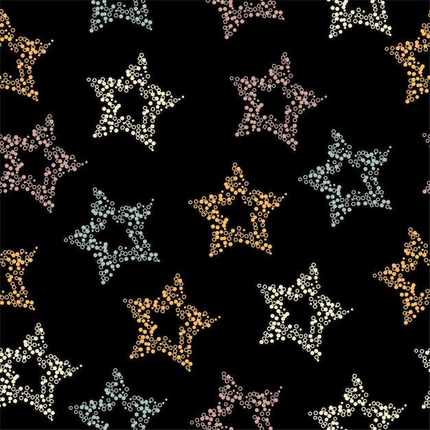 Stars background Seamless vector