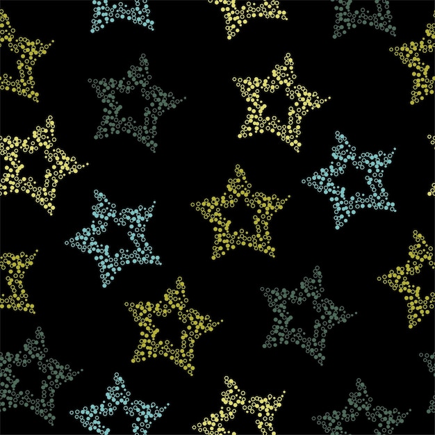 Stars background seamless vector