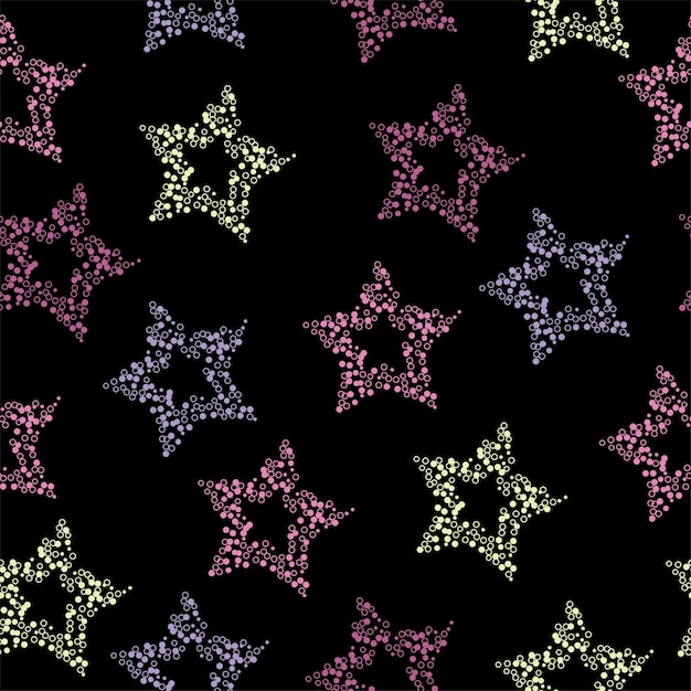 Stars background Seamless vector