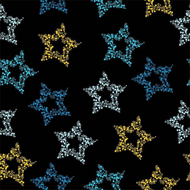 Stars background Seamless vector