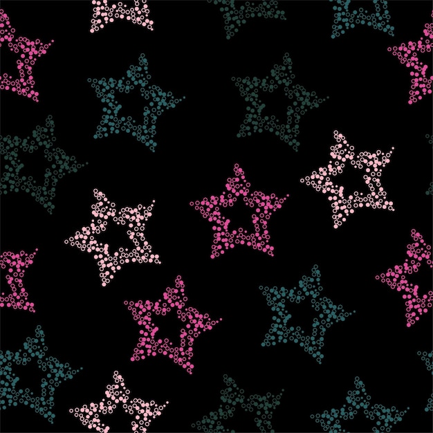 Stars background Seamless vector