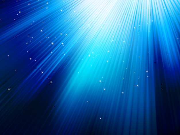 Vector stars on blue striped background.   file included