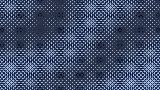 Stars Halftone Geometric Pattern Vector Smooth Subtle Texture Blue Background