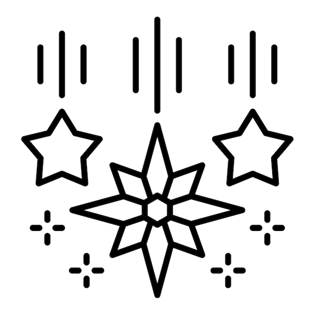 Vector stars icon