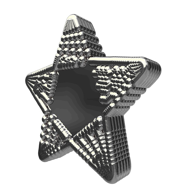 stars made of silver spheres