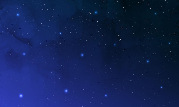 Stars on a night sky background