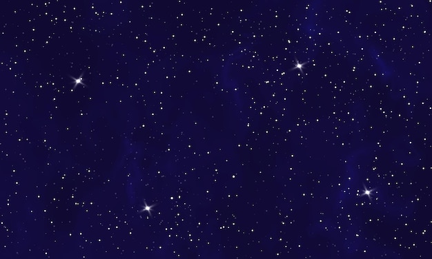 Stars on a night sky background