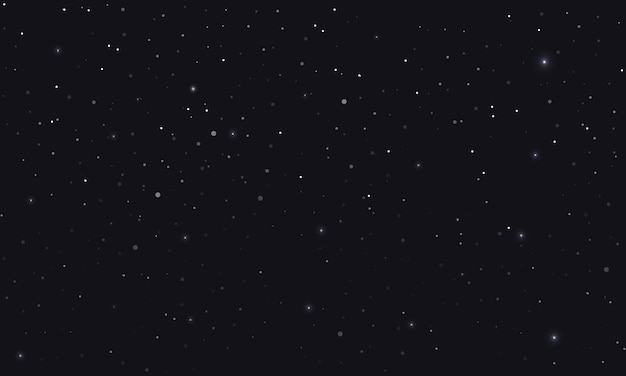 Stars on a night sky background