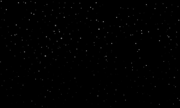 Vector stars on a night sky background