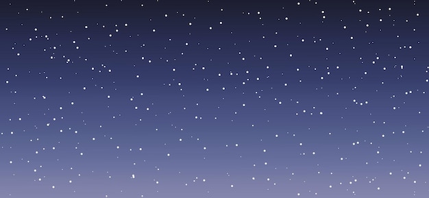 Stars on a night sky background