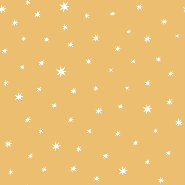 별 패턴 노란색 원활한 패턴 장식 귀여운 단순한 별 어린이 보육 베이비 샤워 달콤한 패브릭 디자인