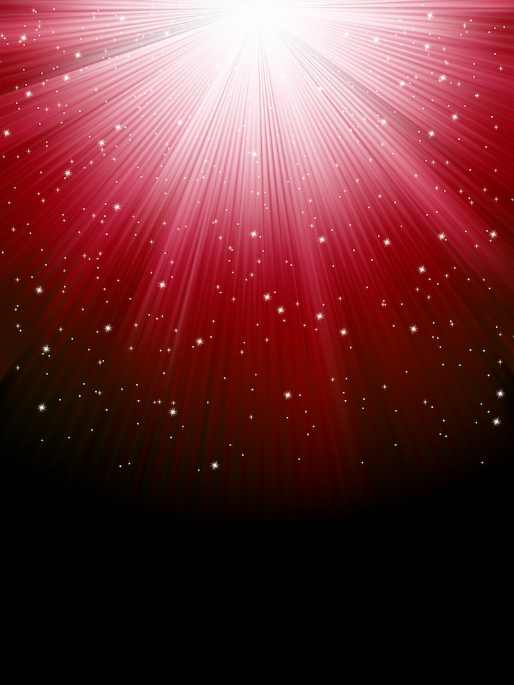 Vector stars on red striped background. festive pattern great for winter or christmas themes.   file included