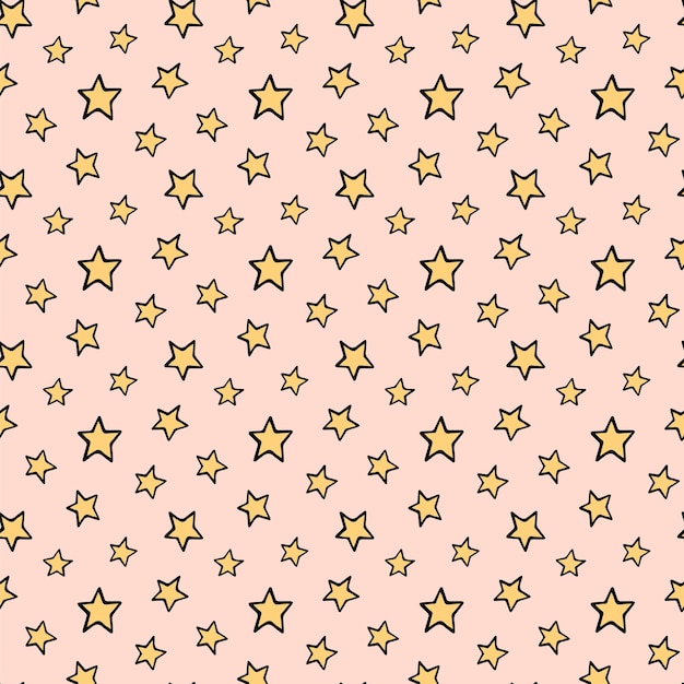 Stars seamless pattern Vector