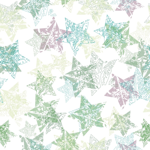 Stars seamless pattern