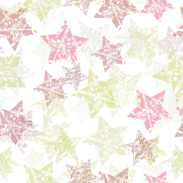 Stars seamless pattern