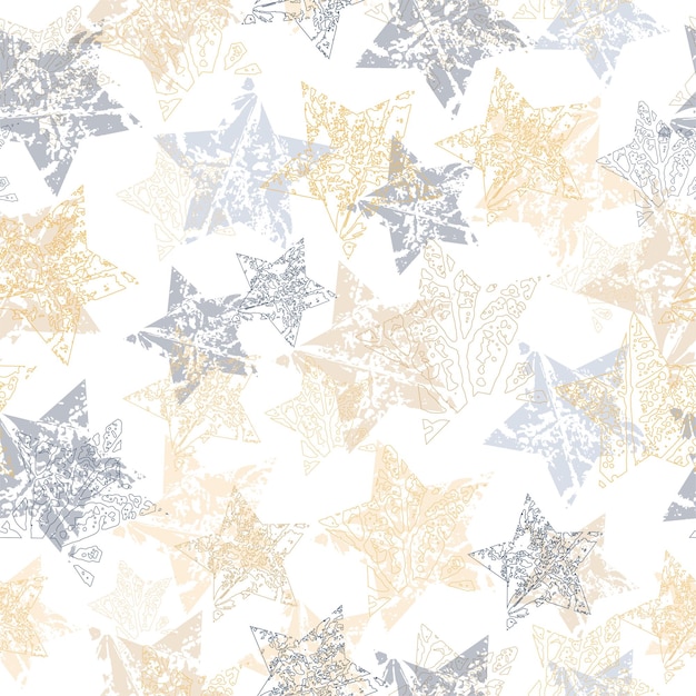 Stars seamless pattern