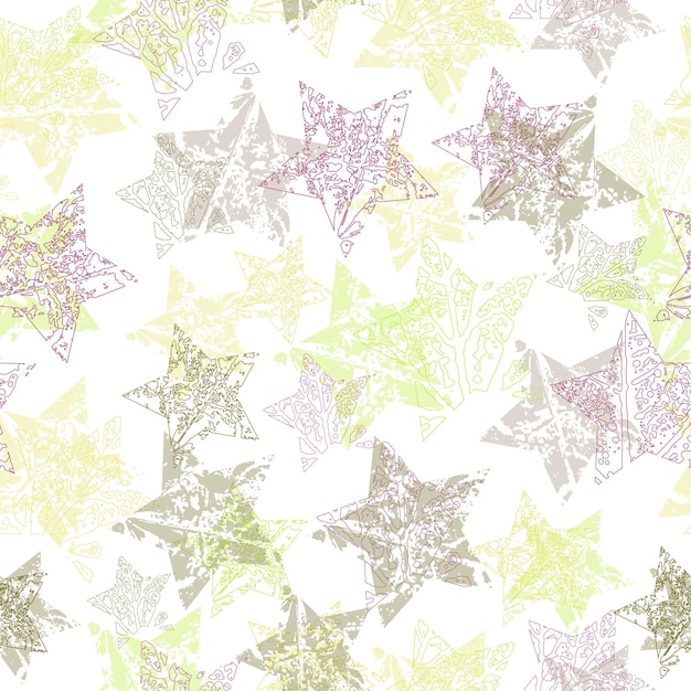 Stars seamless pattern