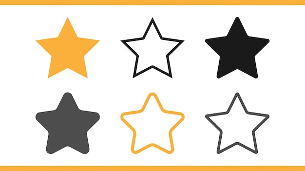 Stars simple collection