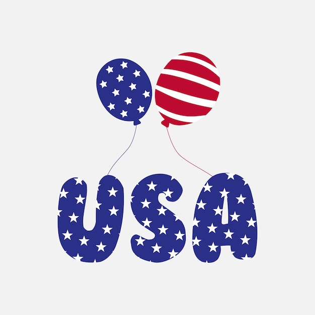 スターズ・アンド・ストライプス・バルーン デザイン アメリカ独立記念日