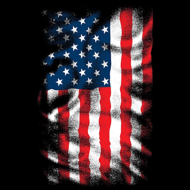 Stars and stripes It can be used for Merchandise digital printing screenprinting tshirt etc