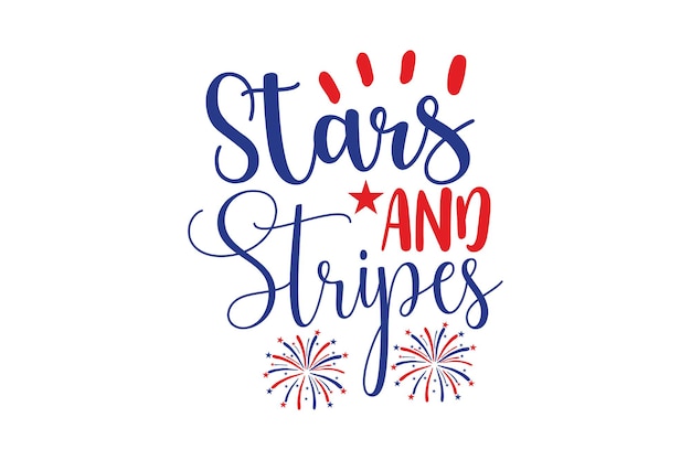 Vector stars and stripes svg