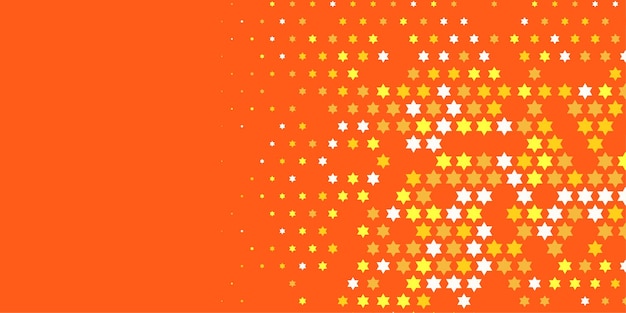 스타 와이드 배너 두 가지 색상 추상 그림 배경 다채로운 다중 크기의 별의 아름다운 벽지