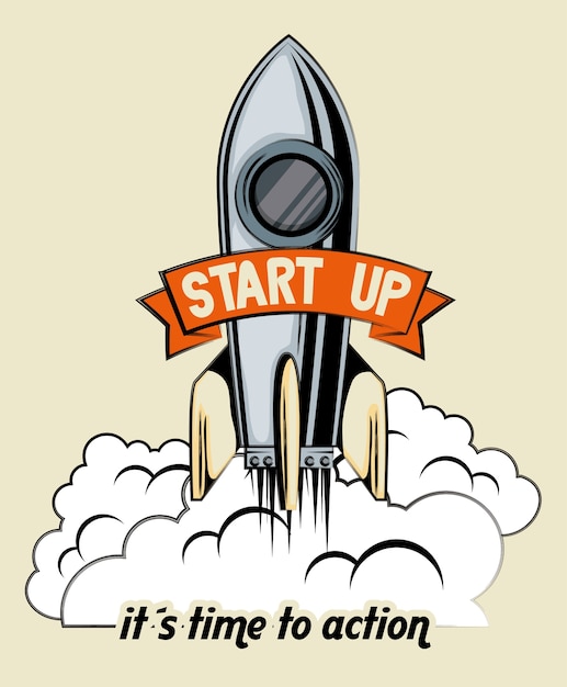 Start up launcher rocket