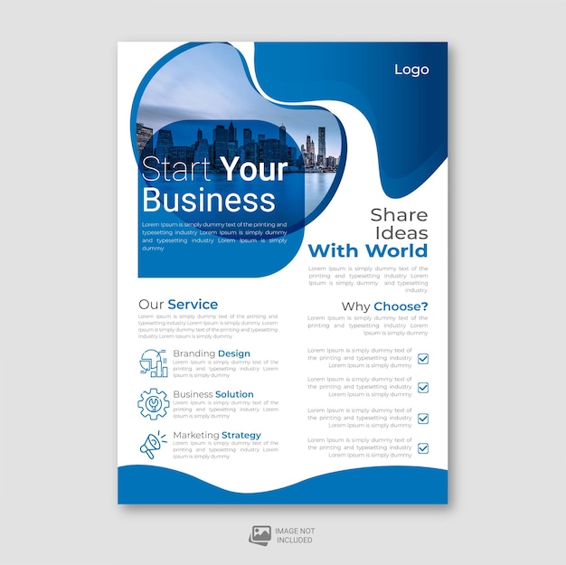 Start your own business marketing for flyer design creative design